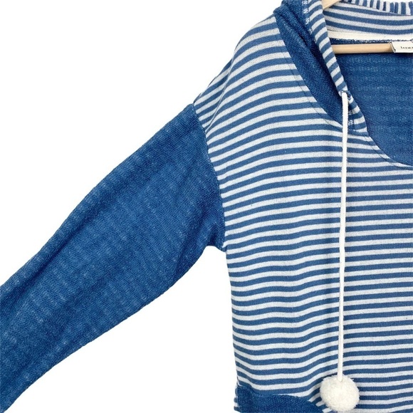 JADELYNN Brooke Pom Pom Pullover Striped Hoodie - Picture 5 of 12